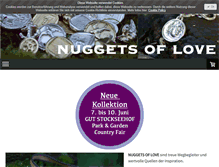 Tablet Screenshot of nuggets-of-love.com